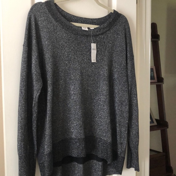 NWT Gap Festive black sparkle sweater - Picture 1 of 2